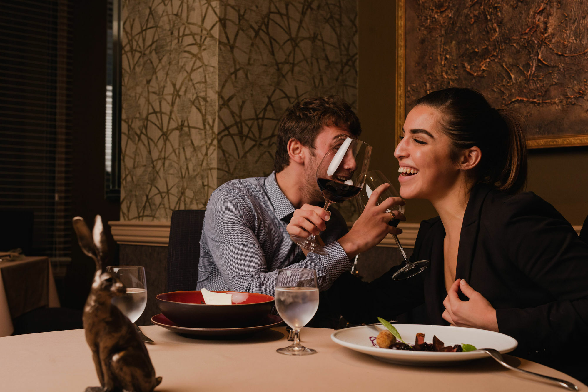 Grand Jersey Hotel And Spa Saint Helier Jersey Exterior foto A couple dining at a restaurant
